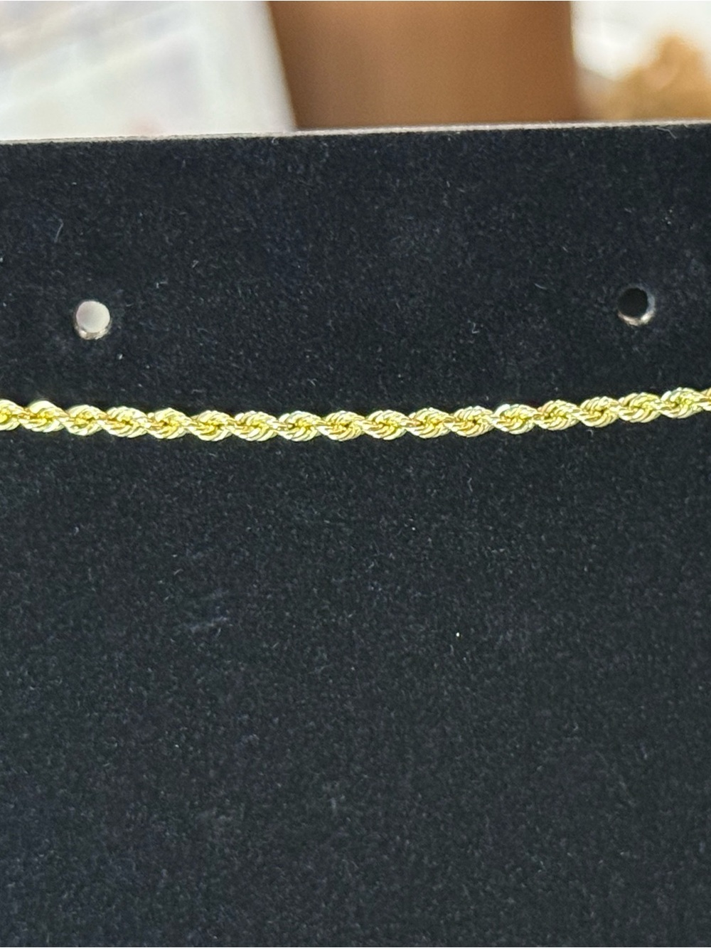 Michael Anthony Gold Rope Bracelet - Shiny Gold